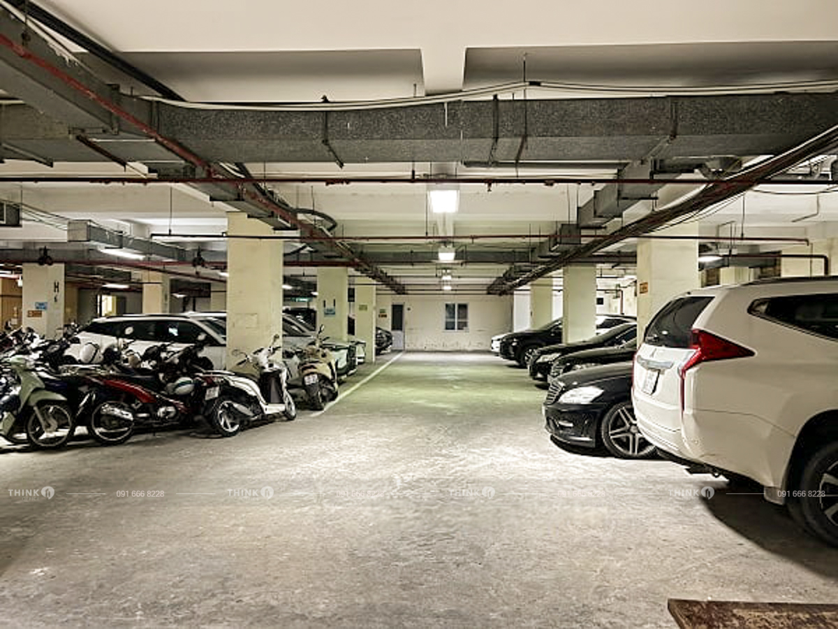 Hầm để xe toà nhà Công Đoàn Yết Kiêu