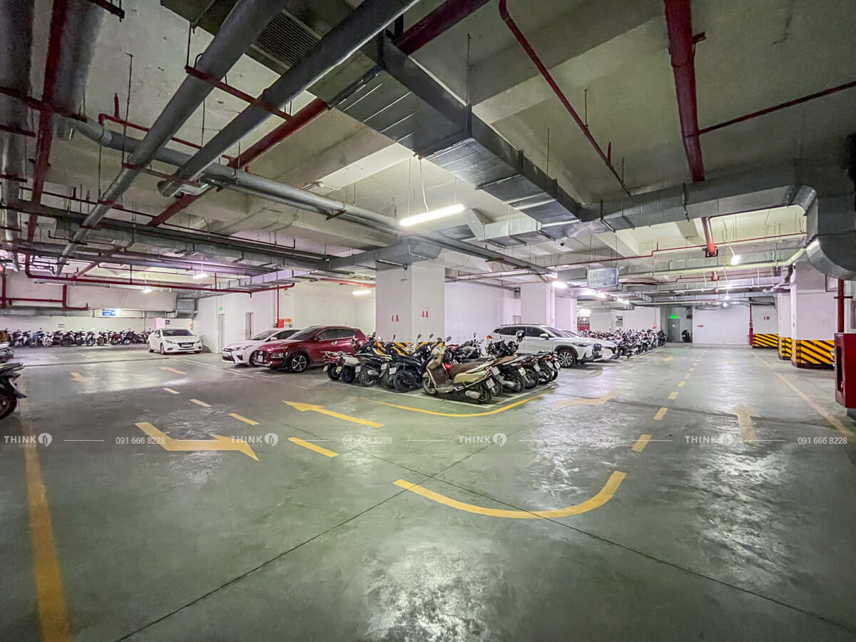 Hầm để xe toà nhà N01T3 Ngoại Giao Đoàn