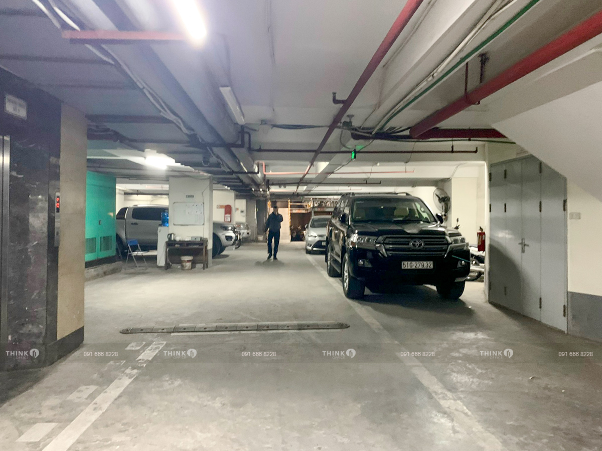 Hầm để xe toà nhà Prime Centre 53 Quang Trung