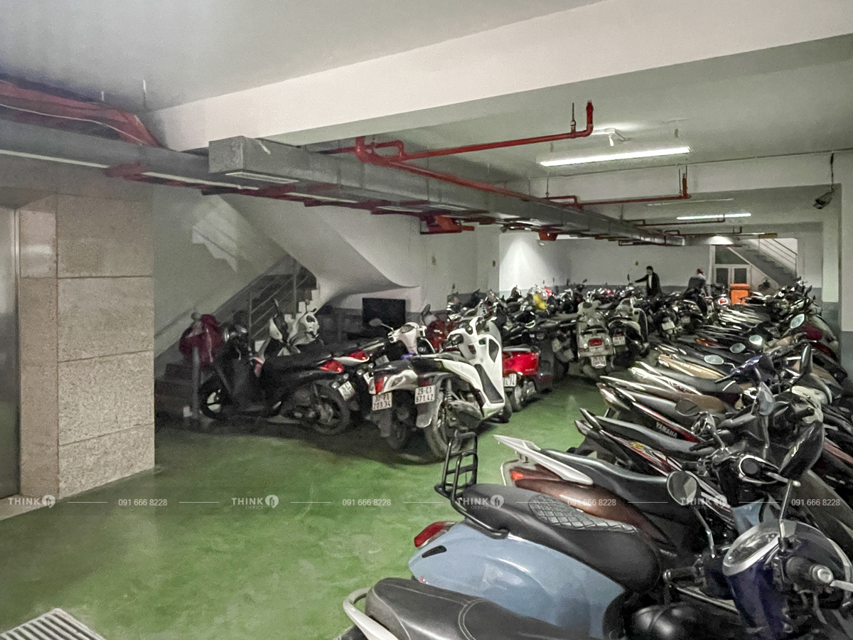 Hầm để xe toà nhà Quý Hạnh Building 165 Bà Triệu