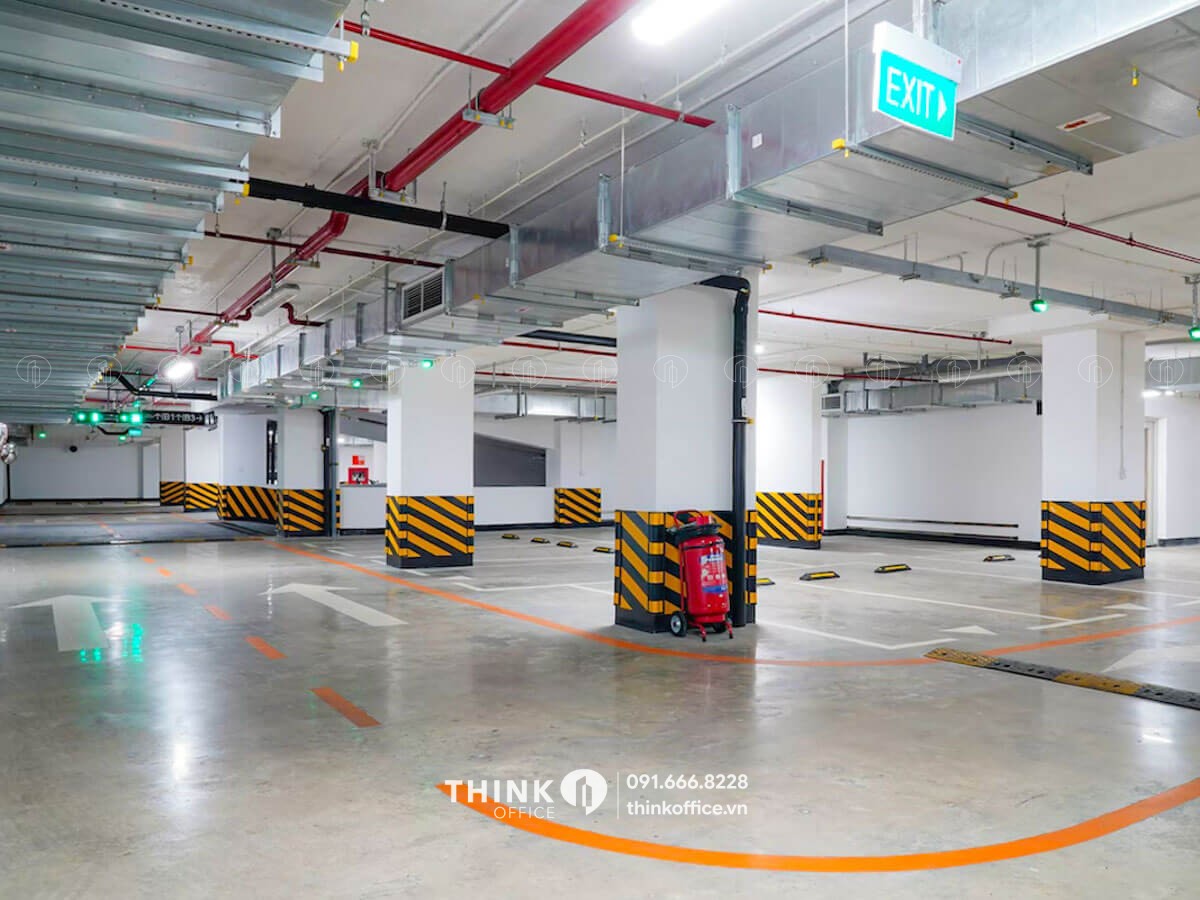 Hầm gửi xe toà nhà The Five Residences Hanoi Đội Cấn