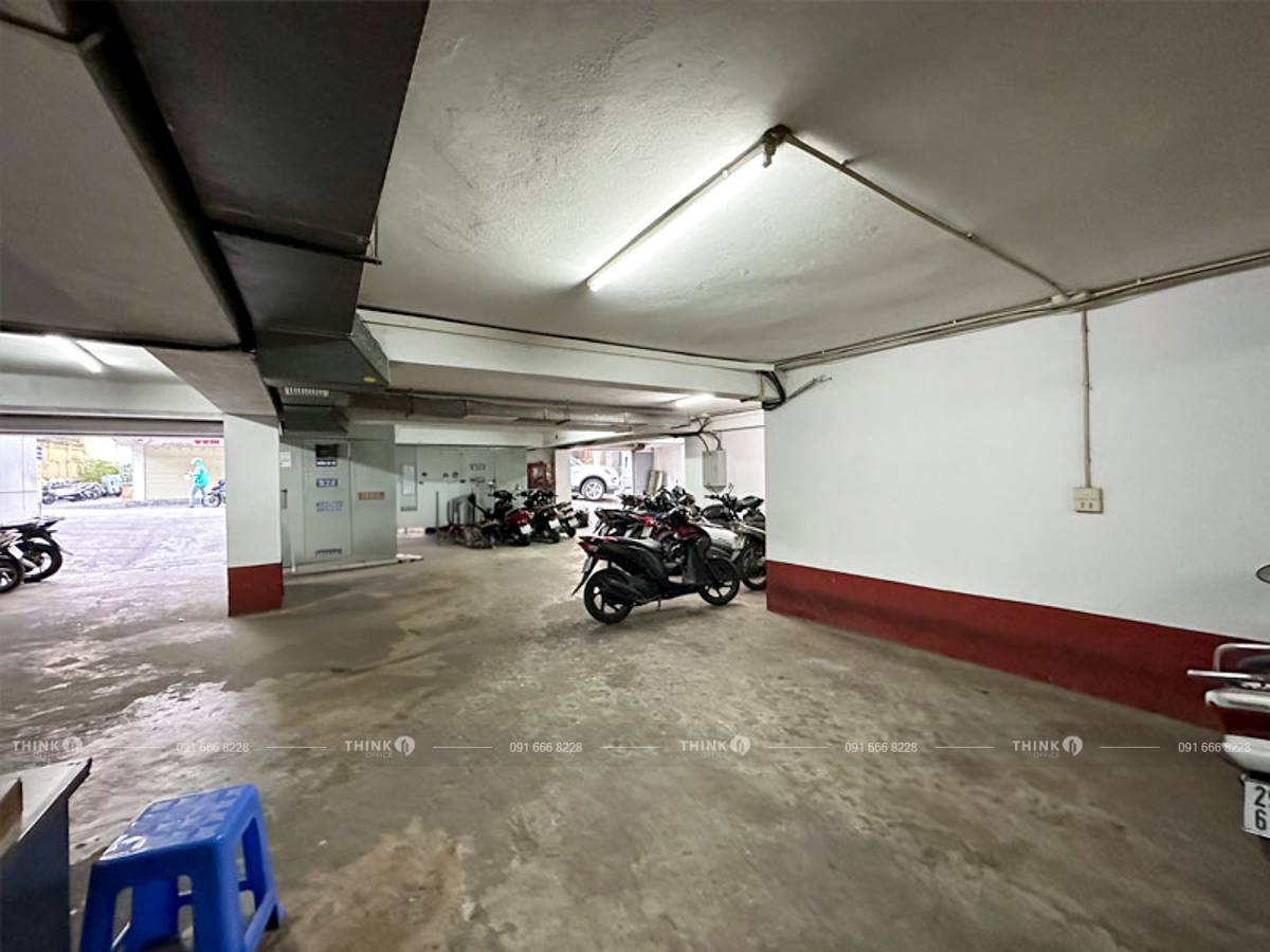 Hầm để xe toà nhà Trần Gia Building
