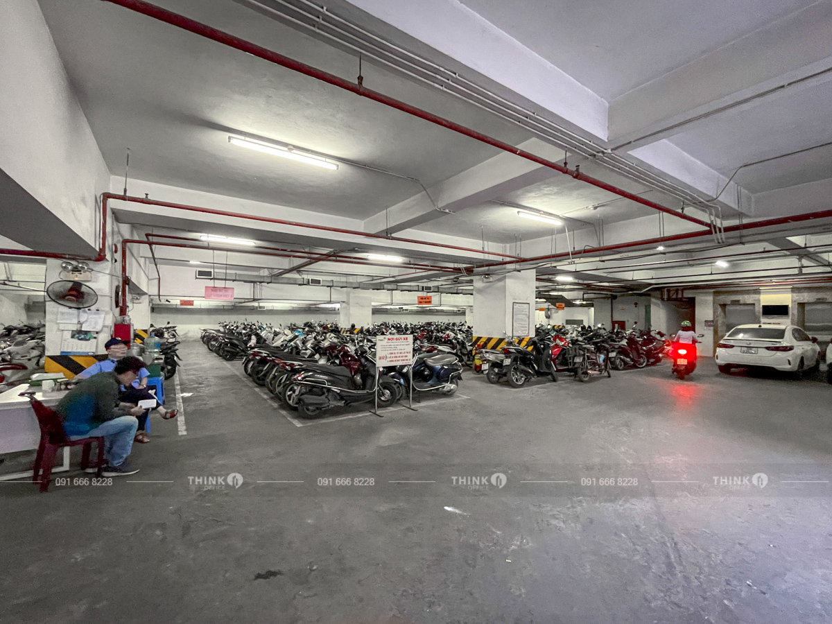 Hầm để xe toà nhà Việt Á Tower