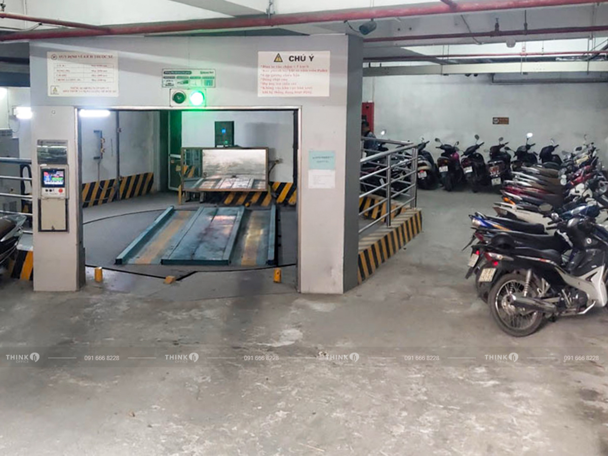 Hầm để xe toà nhà Vietrans Tower