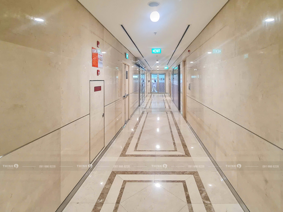 Hành lang toà nhà BRG Tower Trần Quang Khải
