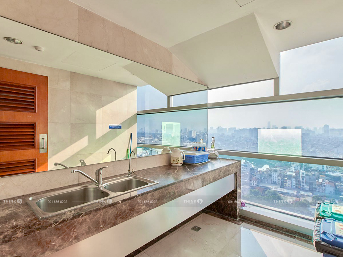 Khu vực Pantry toà nhà Capital Tower Trần Hưng Đạo