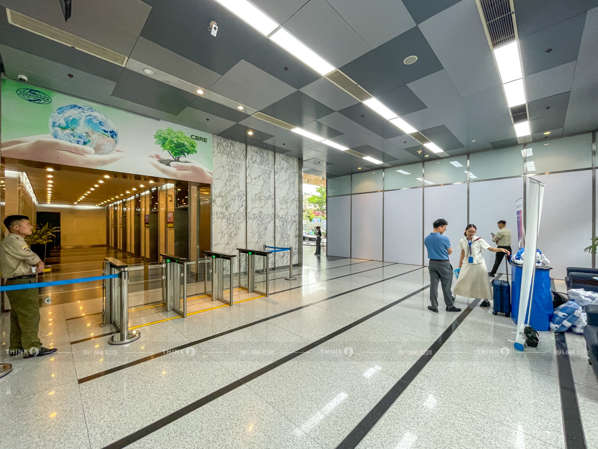 Khu vực an ninh văn phòng toà nhà Vinaconex Tower Láng Hạ