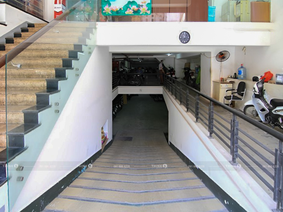 Khu vực hầm để xe toà nhà Vĩnh Xuân Building