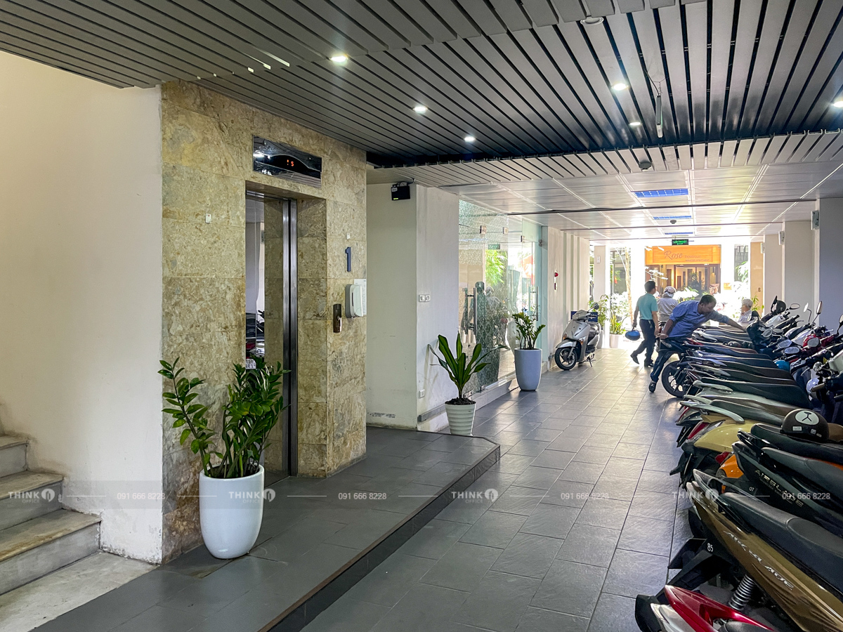 Khu vực hầm toà nhà Handiresco Trương Hán Siêu
