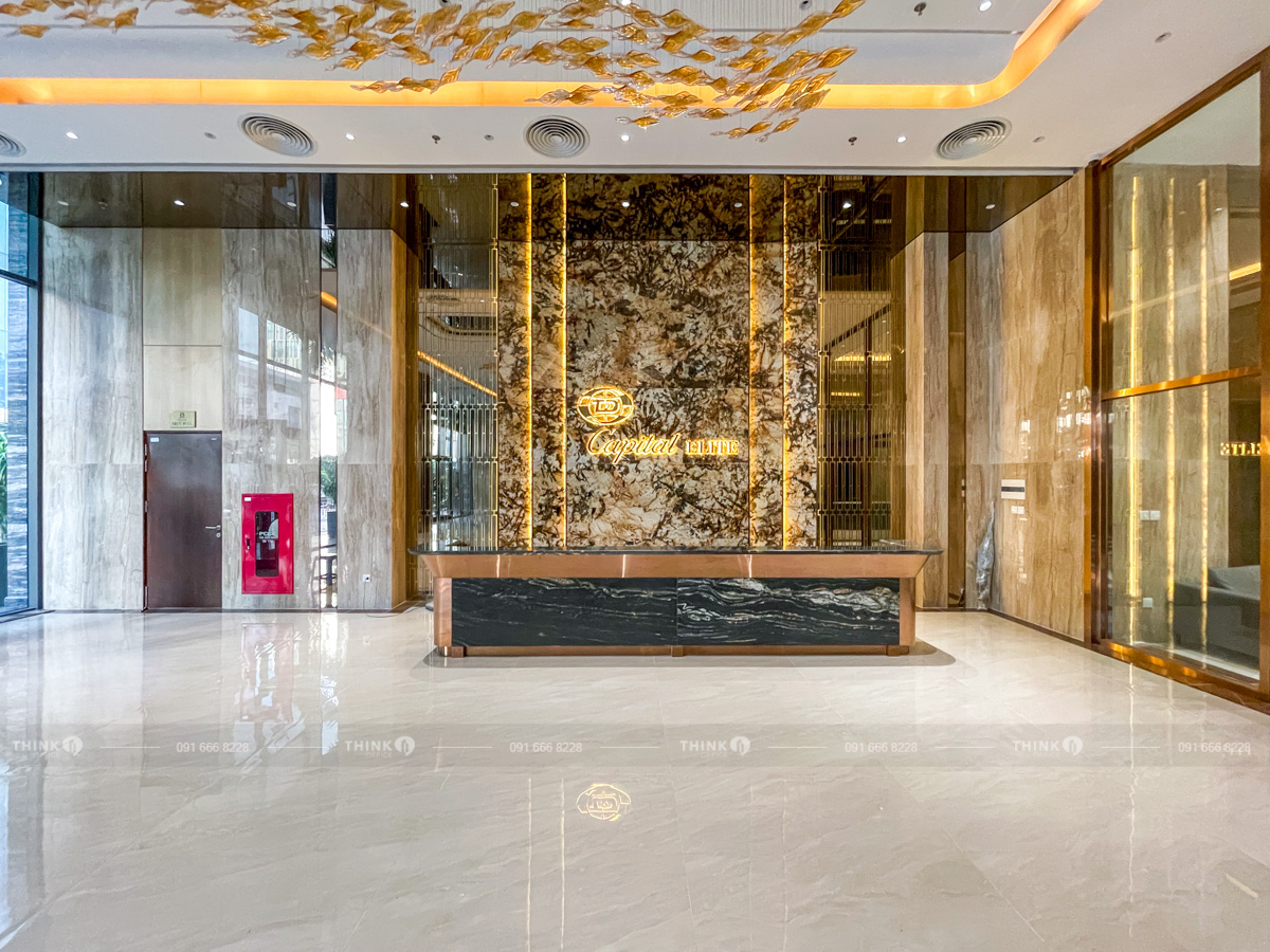 Khu vực lễ tân toà nhà Capital Elite