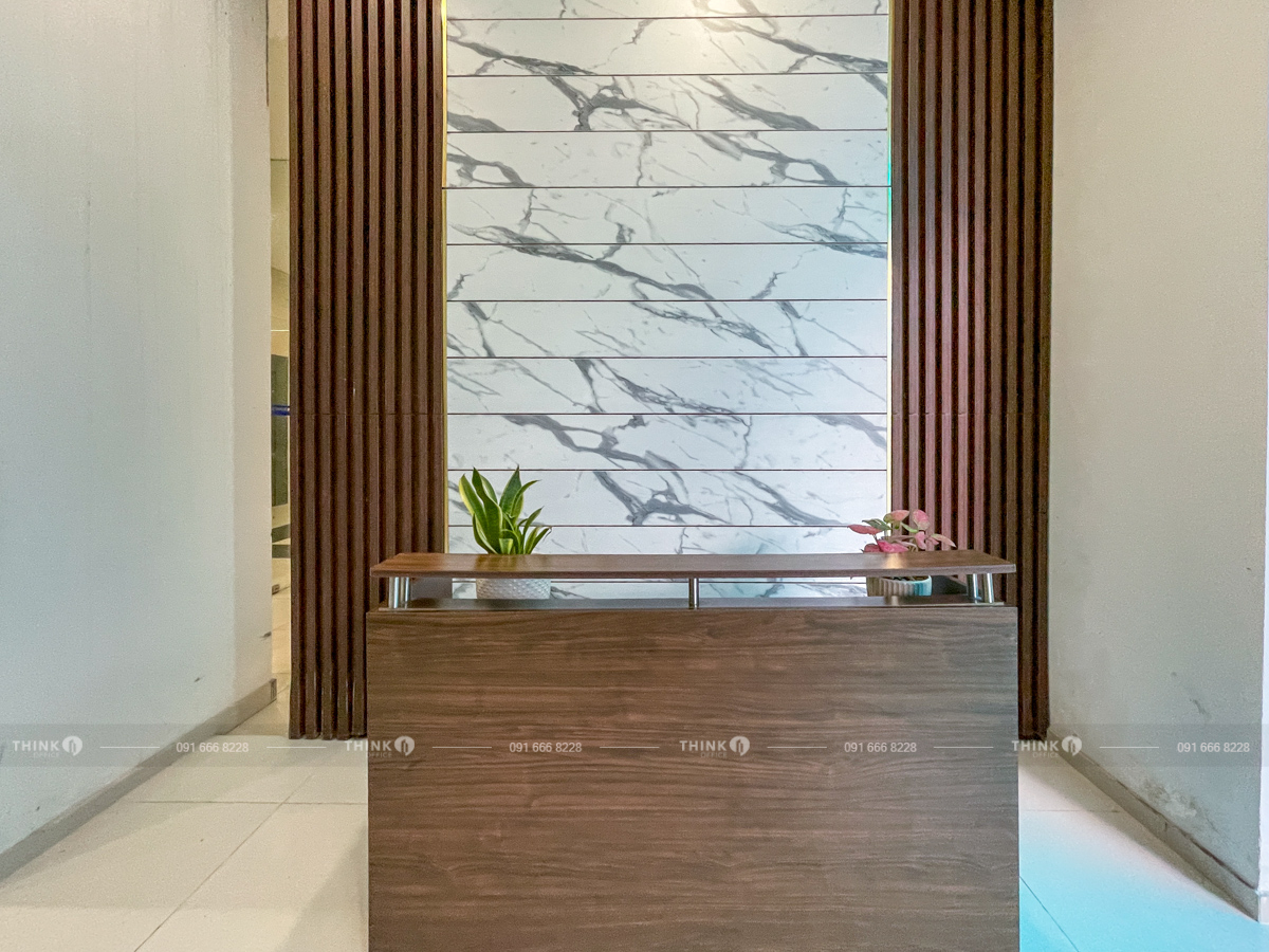 Khu vực lễ tân toà nhà Việt Đức Complex