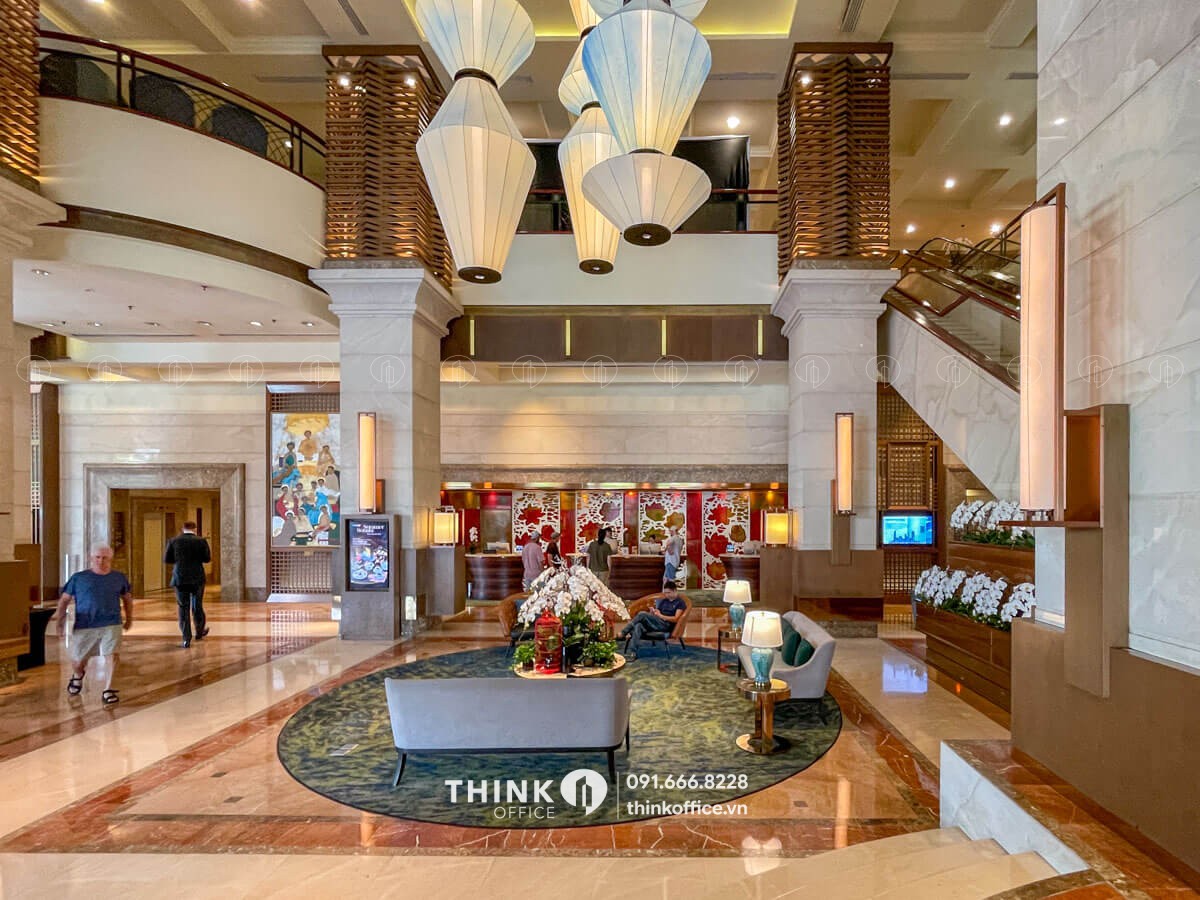 Khu vực ngồi chờ toà nhà Pan Pacific Hanoi