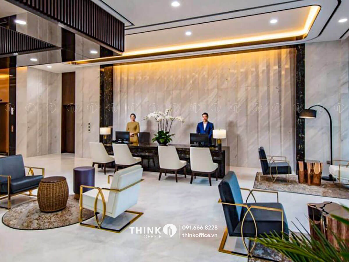 Lễ tân toà nhà The Five Residences Hanoi 345 Đội Cấn