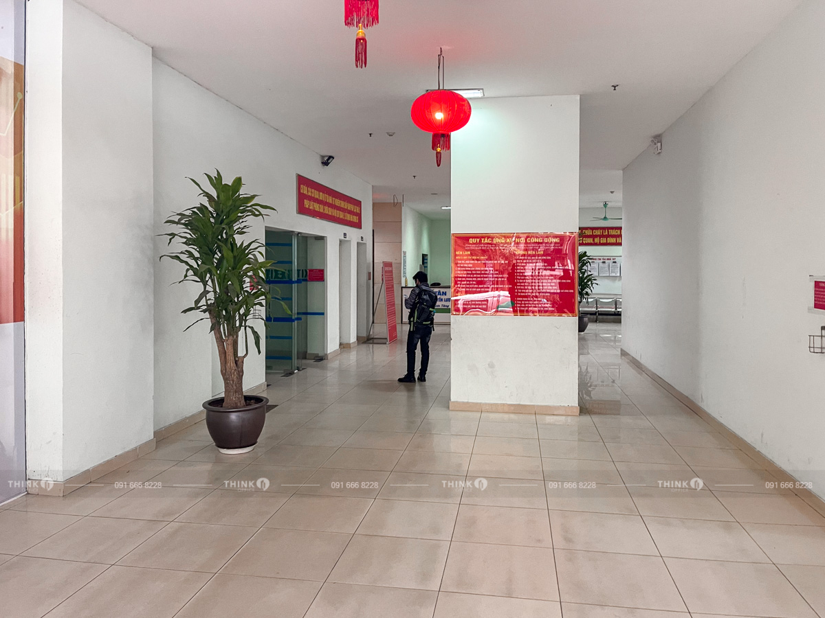 Khu vực sảnh toà nhà 187 Nguyễn Lương Bằng
