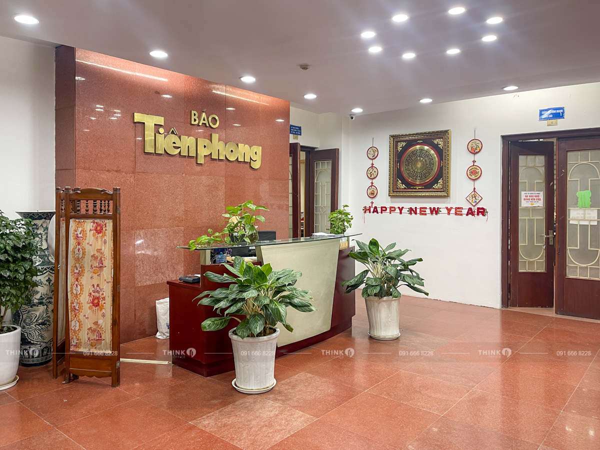 Khu vực sảnh toà nhà Báo Tiền Phong Hồ Xuân Hương