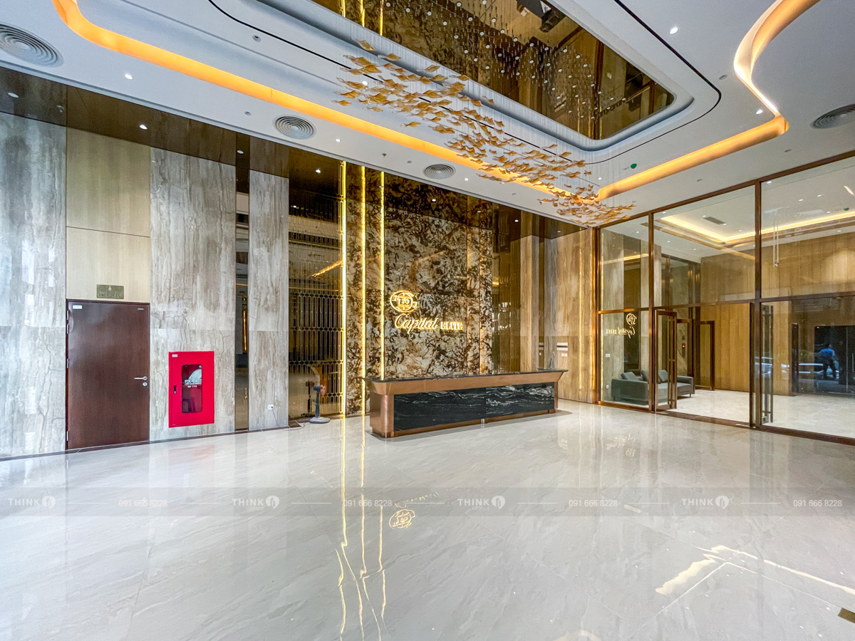 Khu vực sảnh toà nhà Capital Elite