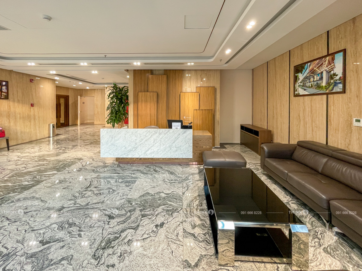 Khu vực sảnh toà nhà Green Diamond Láng Hạ