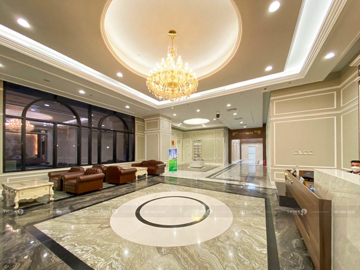 Khu vực sảnh toà nhà Hateco Laroma