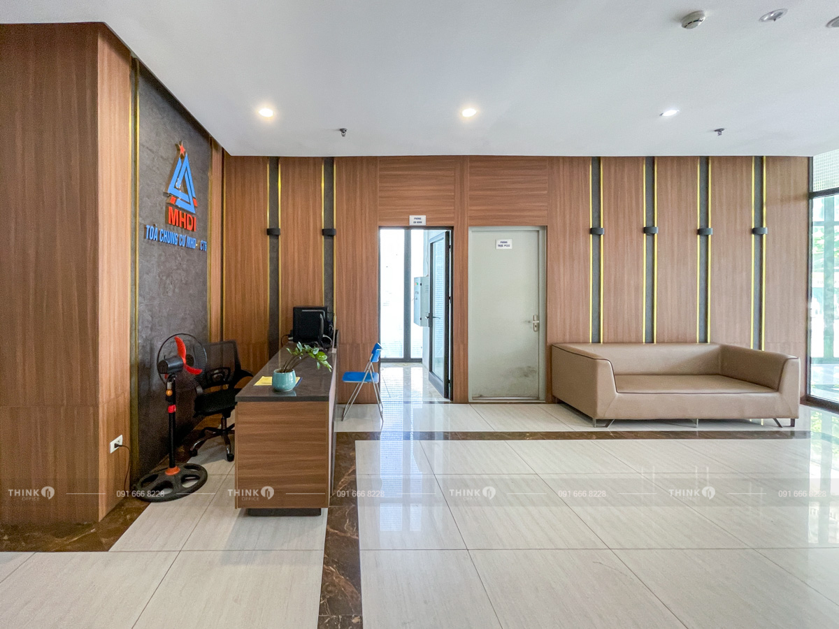 Khu vực sảnh toà nhà MHDI Lê Đức Thọ