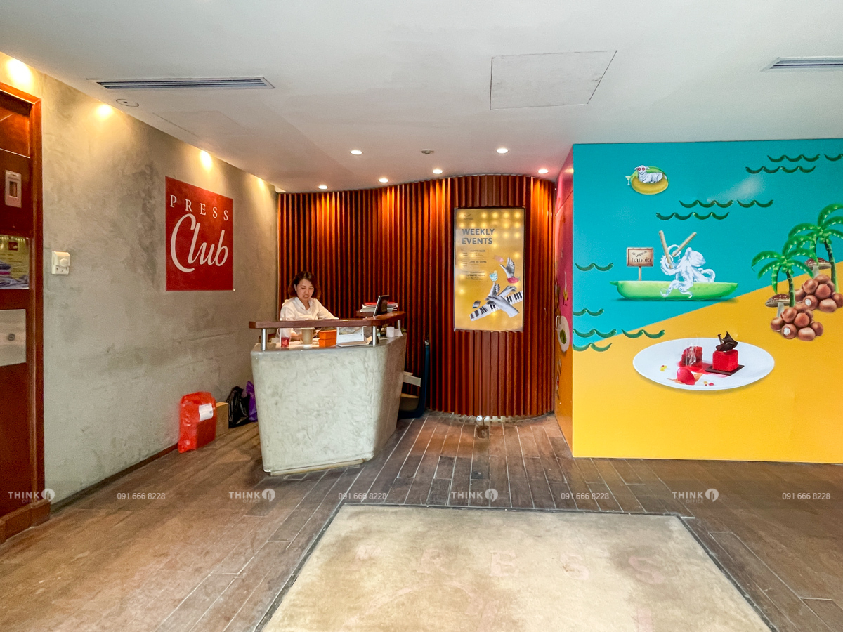 Khu vực sảnh toà nhà Press Club Lý Thái Tổ