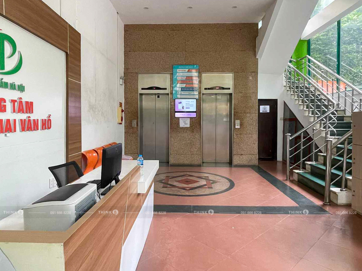 Khu vực sảnh toà nhà TTTM Vân Hồ 51 Lê Đại Hành