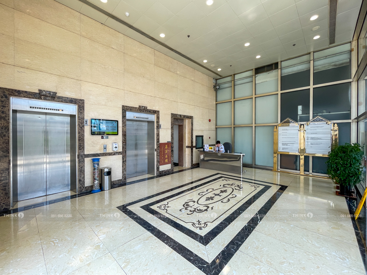Khu vực sảnh toà nhà Tungshing Square Ngô Quyền