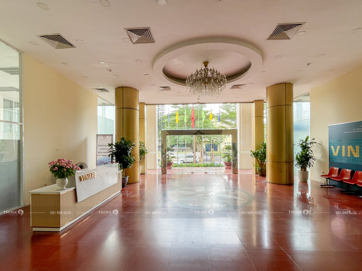 Khu vực sảnh toà nhà Vinare Building
