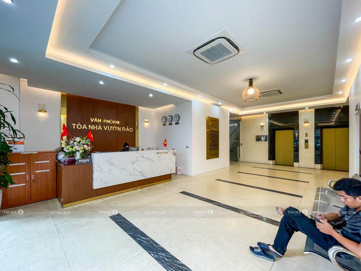 Khu vực sảnh toà nhà Vườn Đào