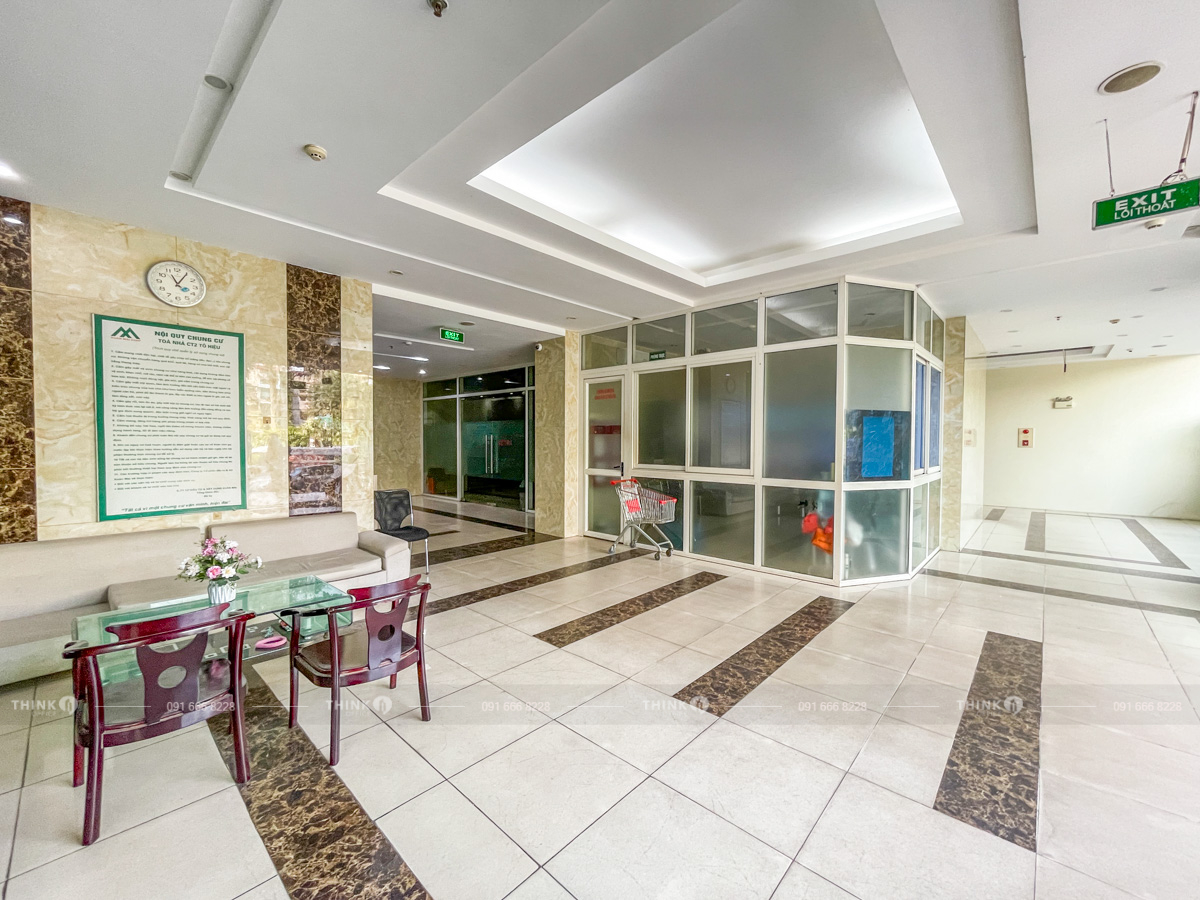 Khu vực sảnh toà nhà Xuân Mai Tower