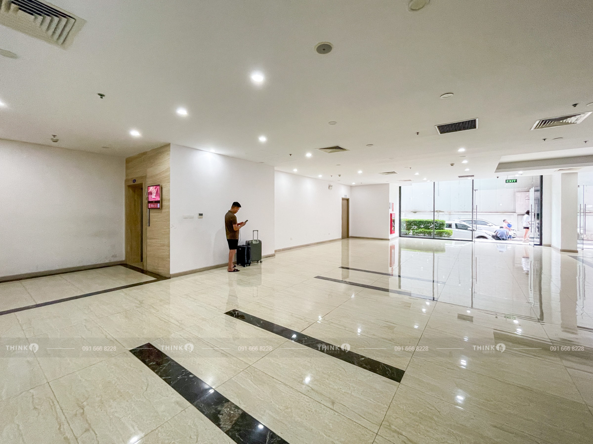 Khu vực sảnh văn phòng toà nhà Handiresco Complex Lê Văn Lương