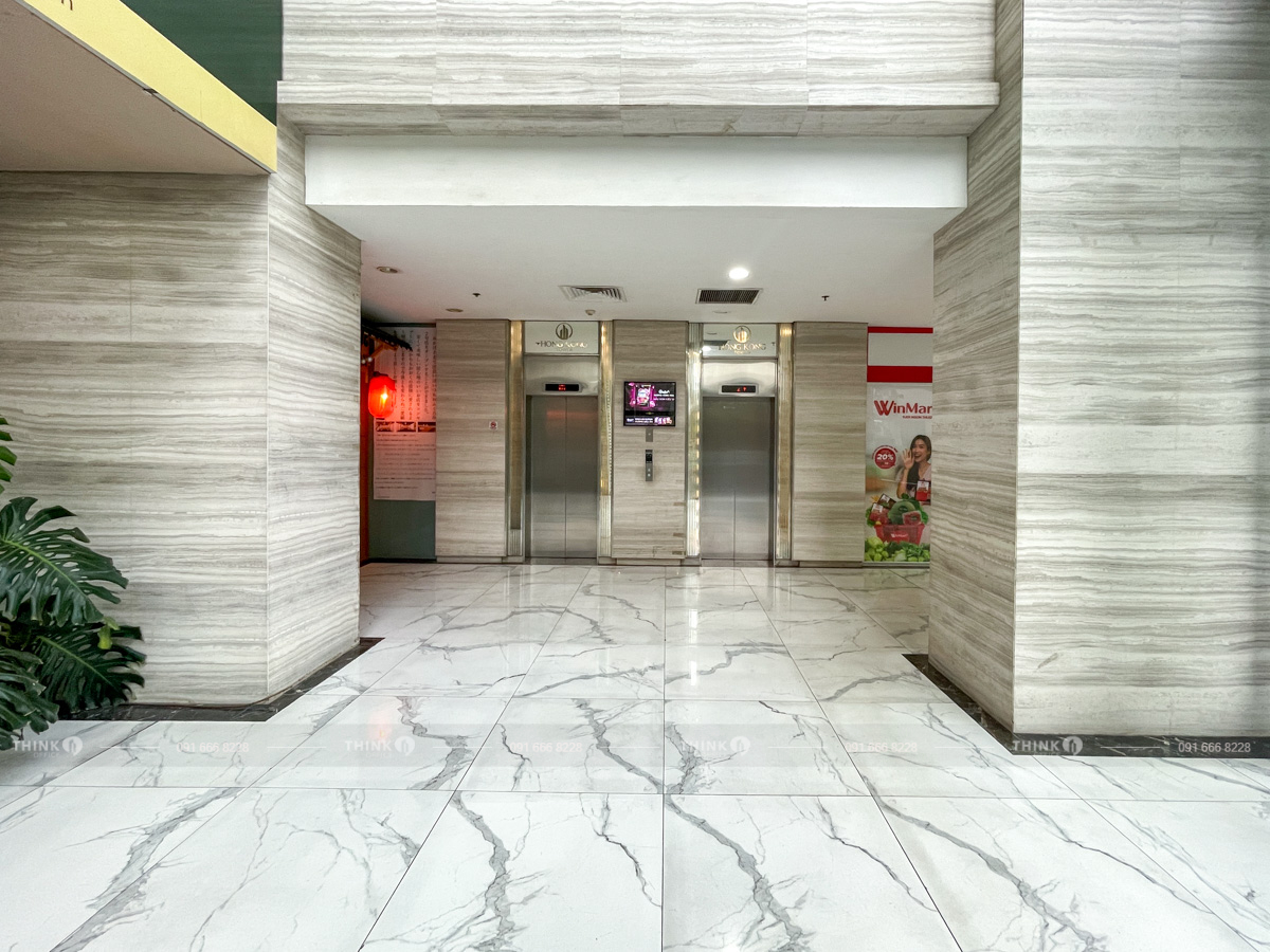 Khu vực sảnh văn phòng toà nhà Hongkong Tower