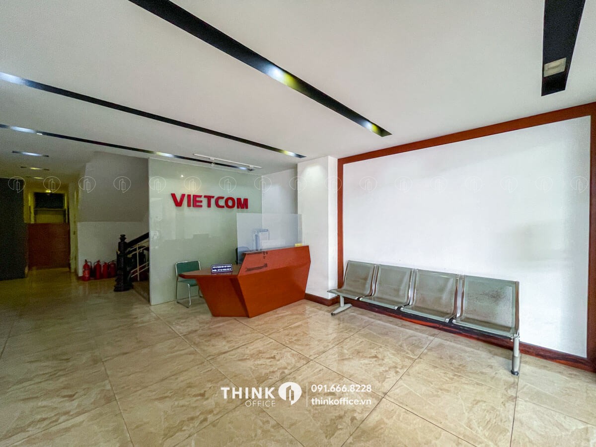 Khu vực sảnh chính văn phòng toà nhà Vietcom Building