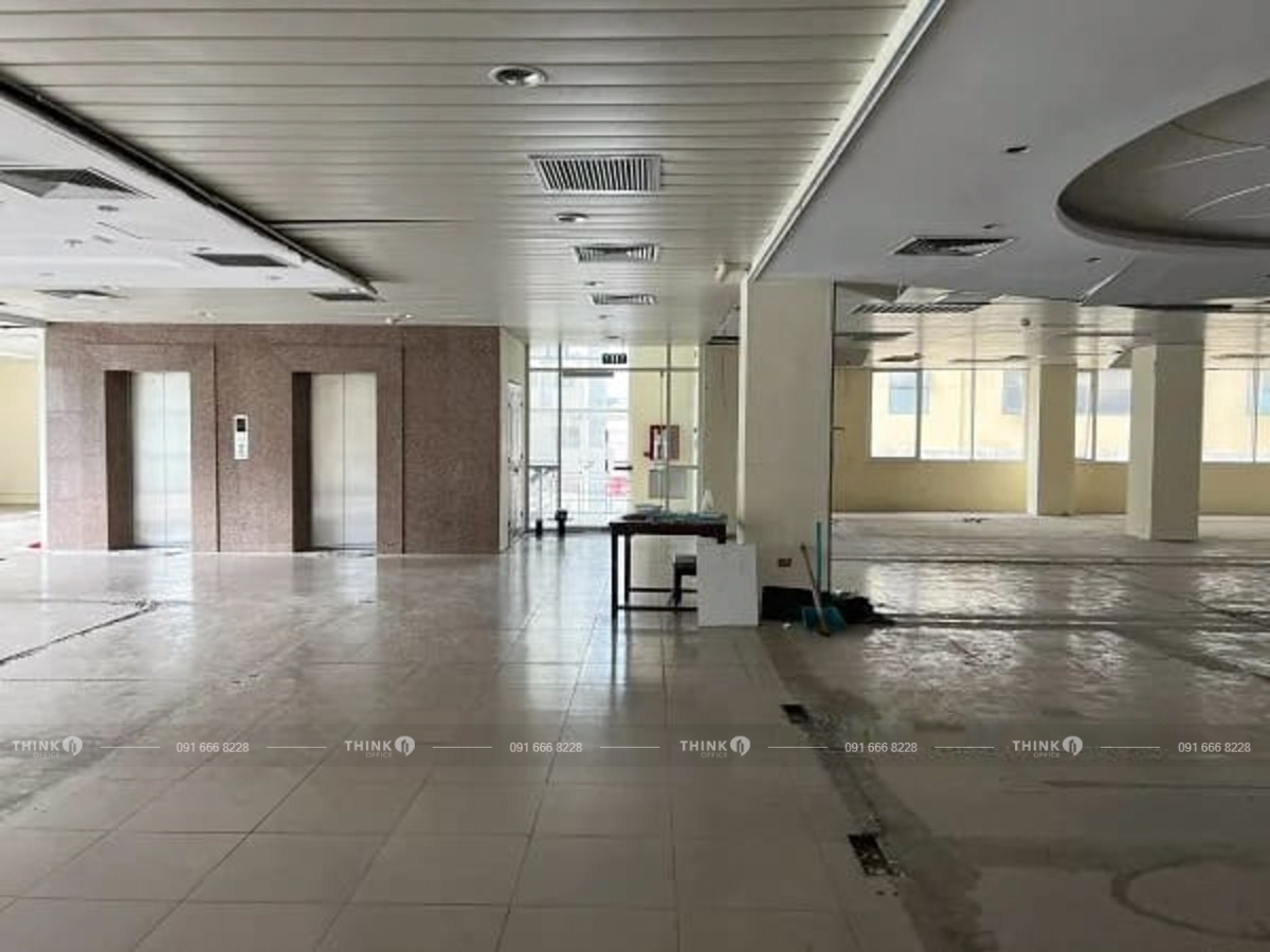 Khu vực văn phòng điển hình cho thuê toà nhà Công Đoàn Yết Kiêu