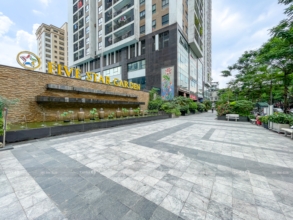 Khuôn viên ngoài toà nhà Five Star Garden Kim Giang