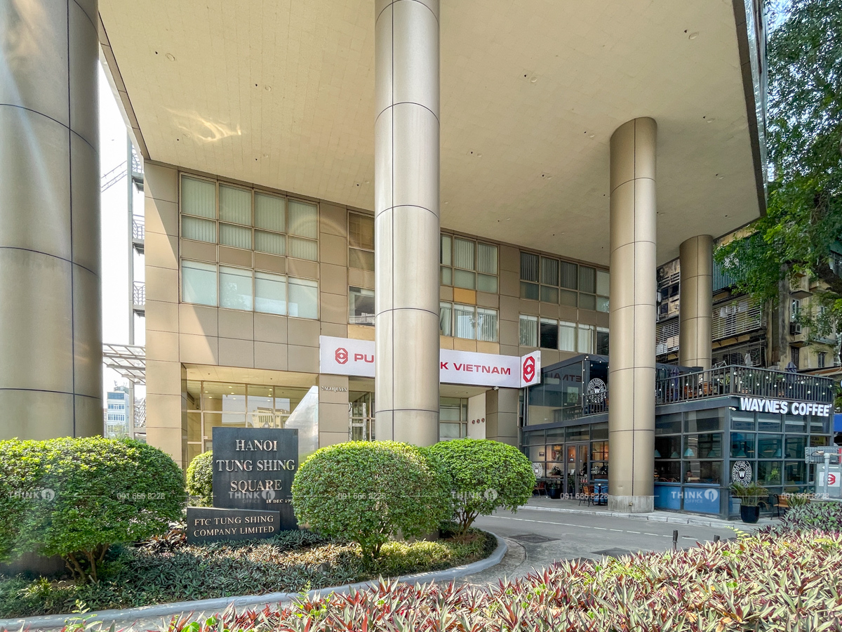 Khuôn viên toà nhà Tungshing Square Ngô Quyền