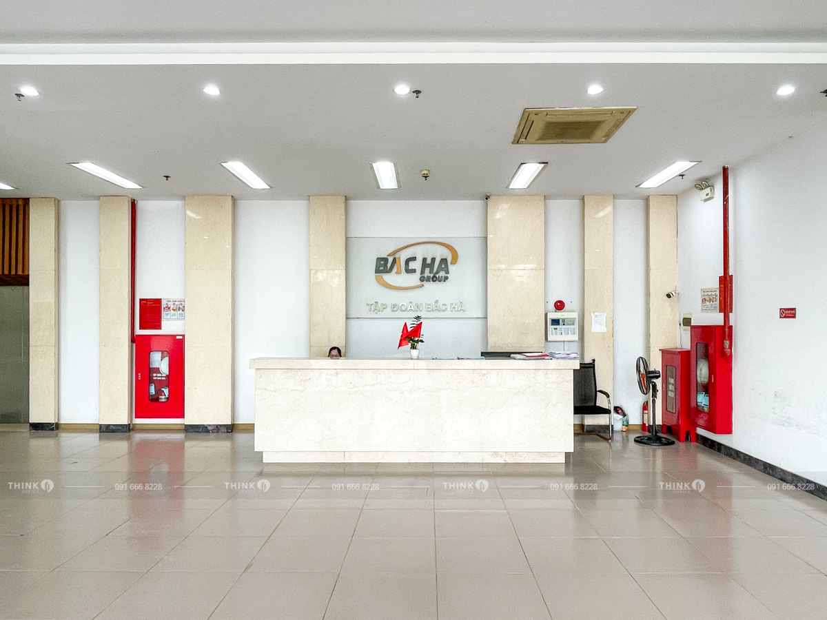 Lễ tân toà nhà C14 Bắc Hà