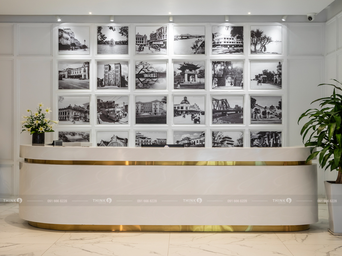 Lễ tân toà nhà International Center Ngô Quyền