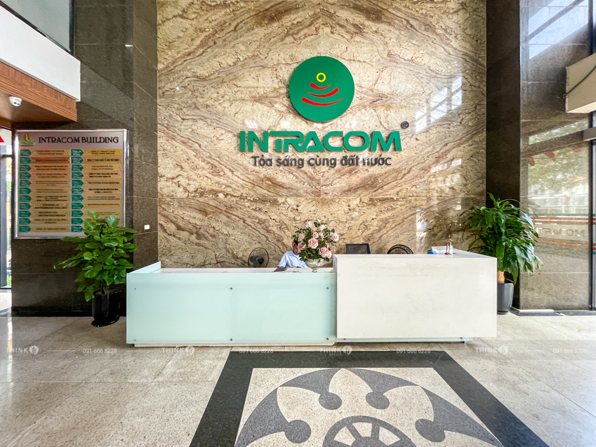 Lễ tân toà nhà Intracom Cầu Diễn