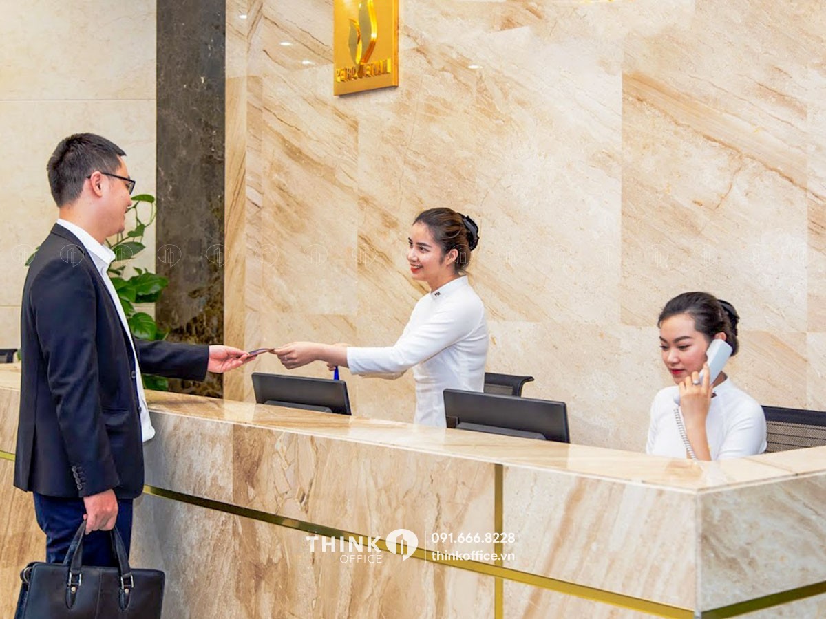 Lễ tân toà nhà Petrovietnam Tower