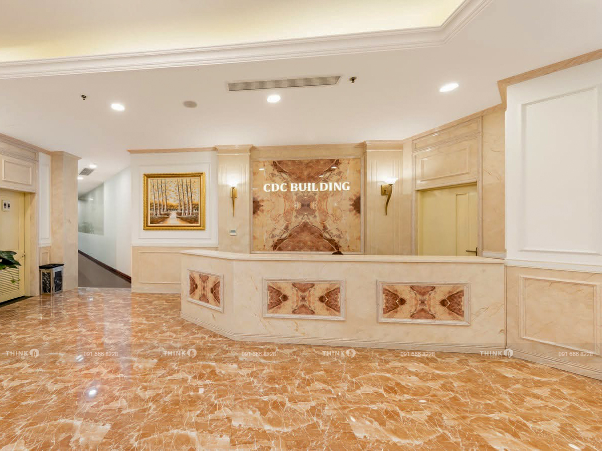 Lễ tân văn phòng toà nhà CDC Building Lê Đại Hành