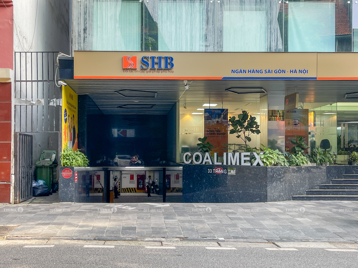 Lối vào hầm để xe toà nhà Coalimex Building