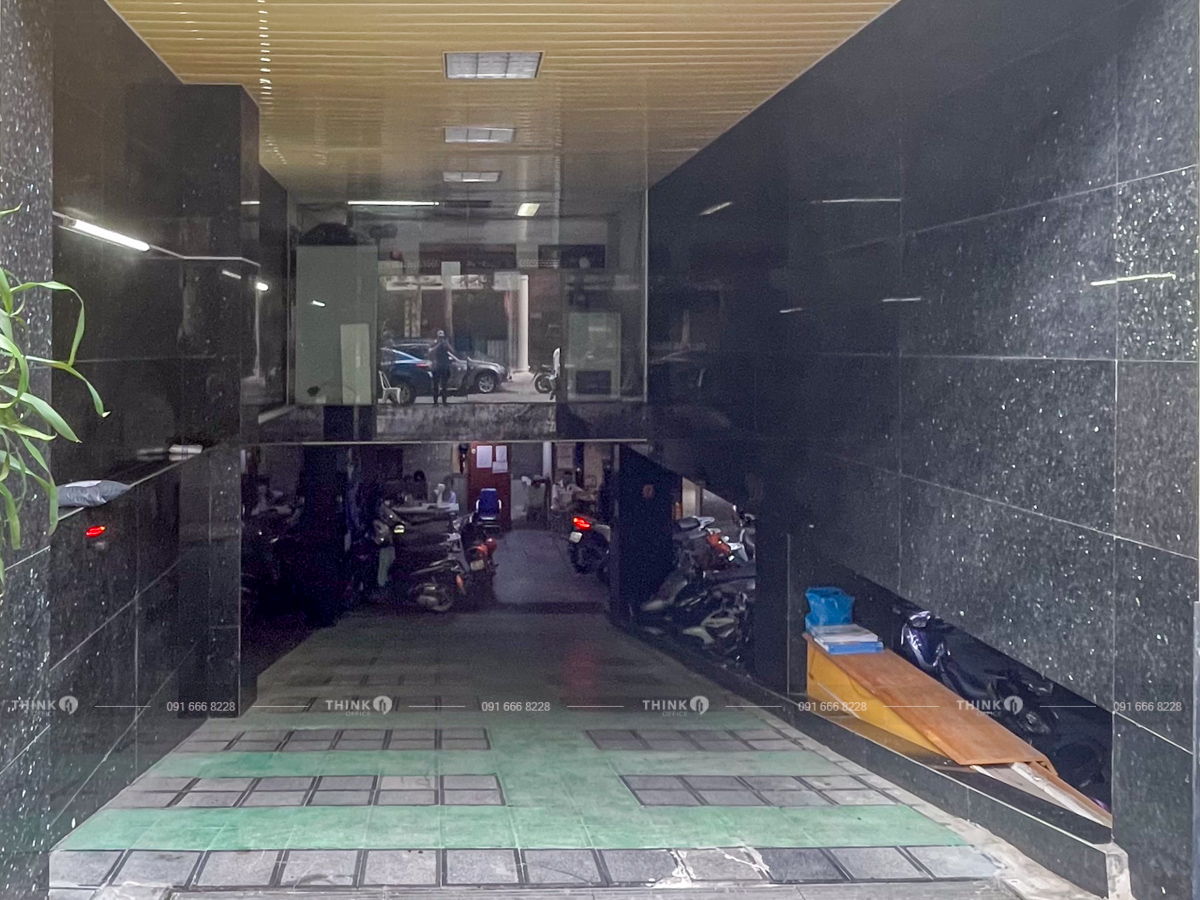 Lối vào hầm để xe toà nhà HD Building