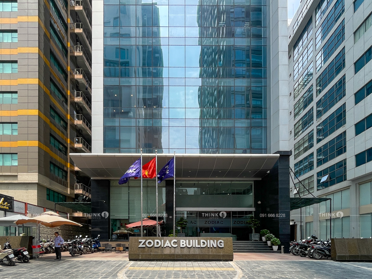 Lối vào sảnh Zodiac Building Duy Tân
