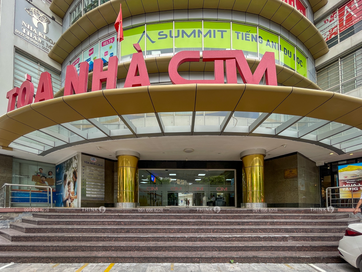 Lối vào sảnh toà nhà CTM Building Cầu Giấy