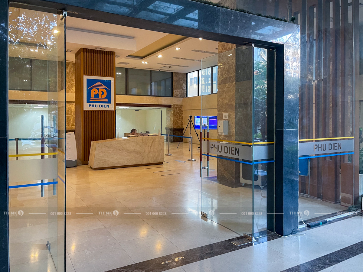 Lối vào sảnh toà nhà Phú Điền Building
