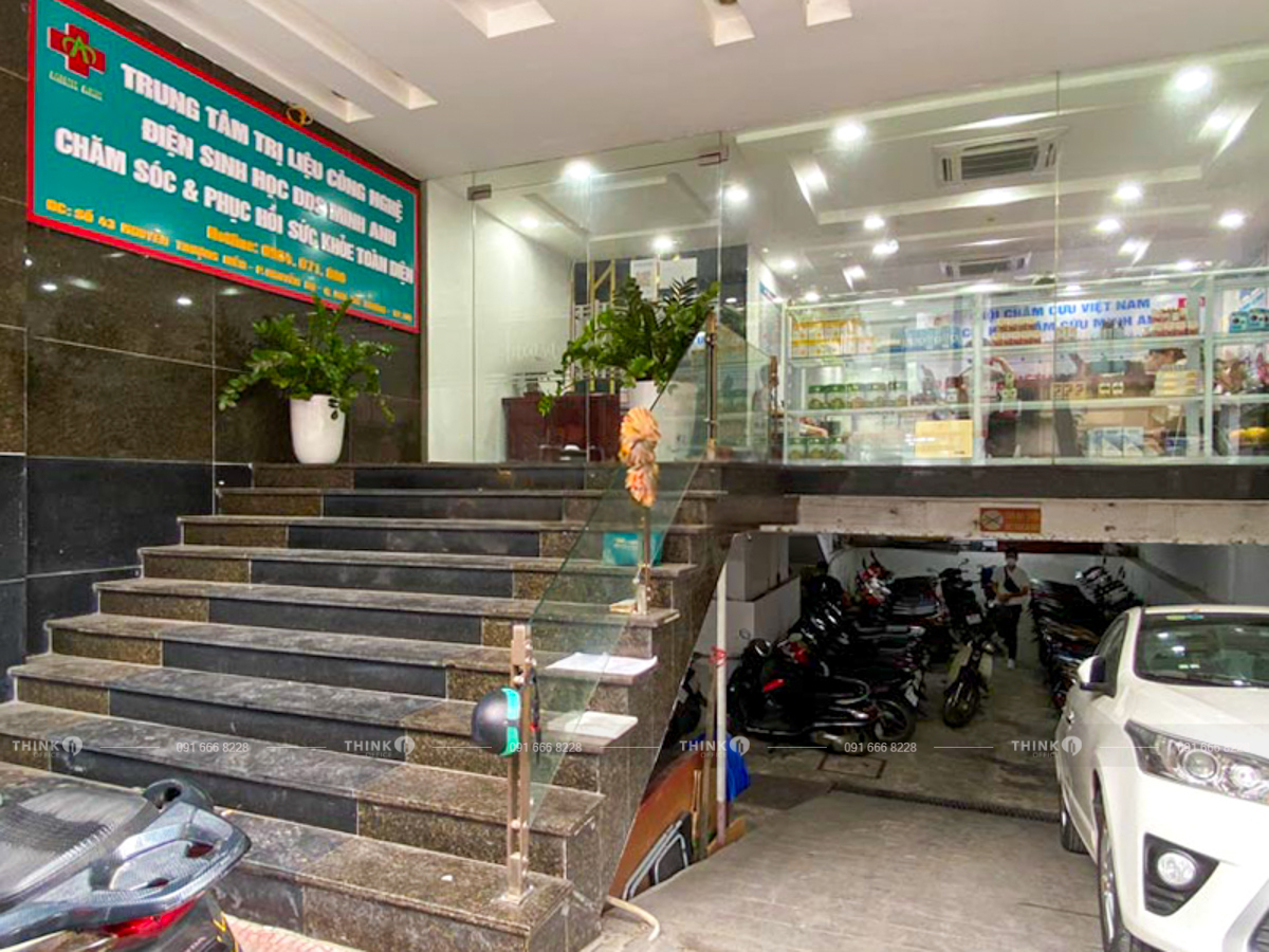Lối vào sảnh văn phòng toà nhà 43 Nguyễn Thượng Hiền