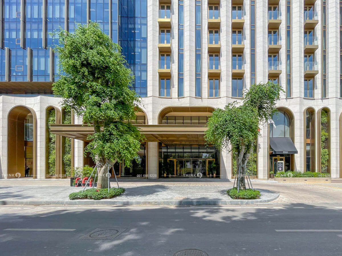 Lối vào sảnh văn phòng toà nhà Gelex Tower Lý Thái Tổ