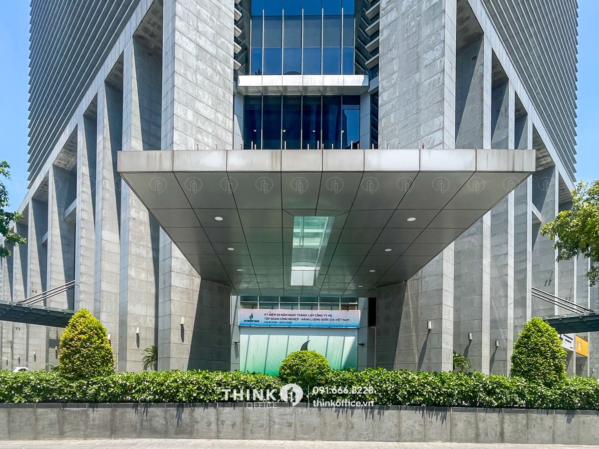 Lối vào sảnh văn phòng toà nhà Petrovietnam Tower