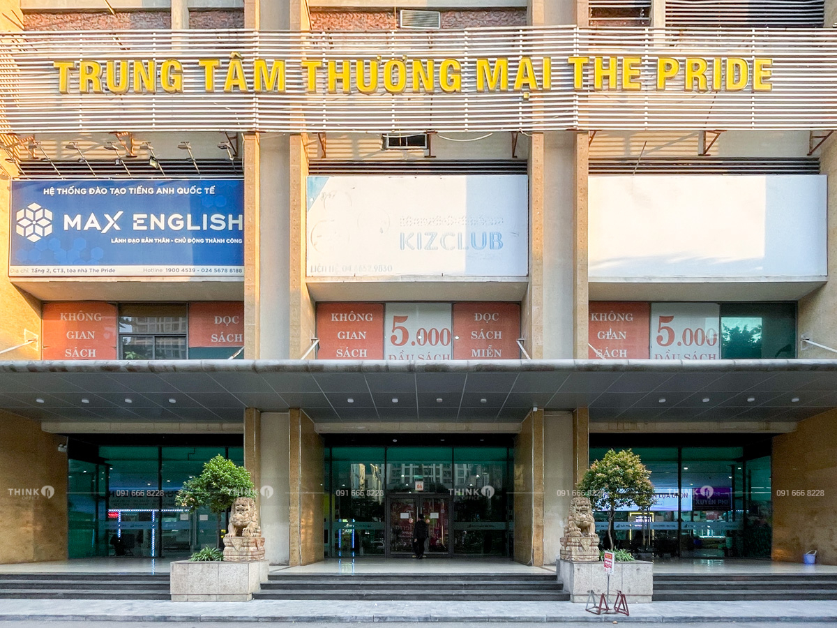 Lối vào sảnh văn phòng toà nhà The Pride