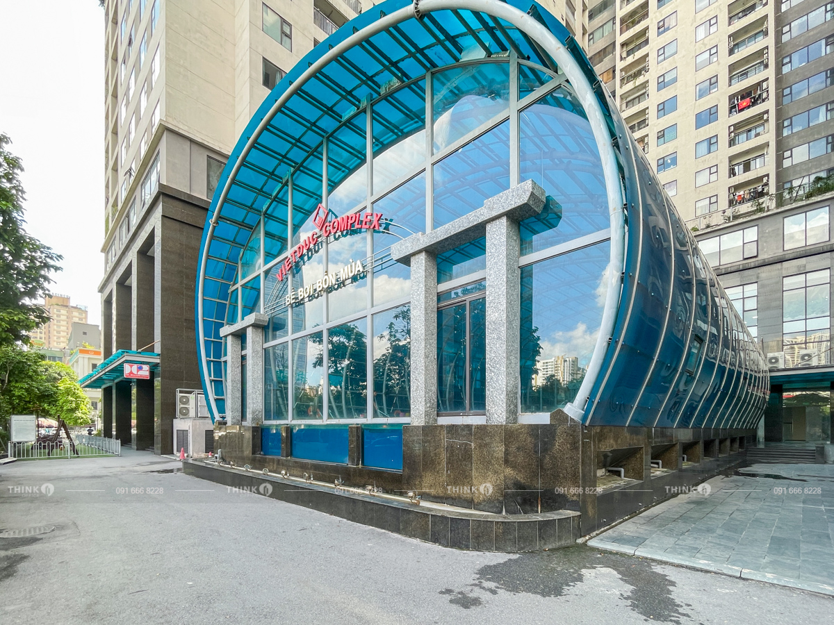 Lối vào sảnh văn phòng toà nhà Việt Đức Complex